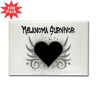 melanoma survivor rectangle magnet 100 pack $ 168 99