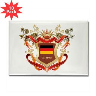 German flag emblem Rectangle Magnet (10 pack)