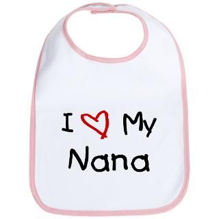 Family Gifts  Family Baby Bibs  I Love My Nana Bib