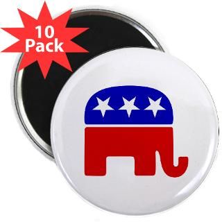 Republican Party (GOP)  Symbols on Stuff T Shirts Stickers Hats and
