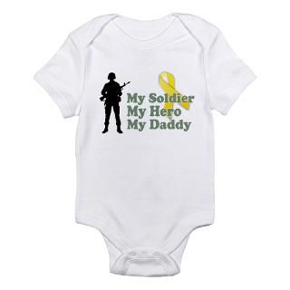 my soldier my hero my daddy Body Suit by hooahdesigns