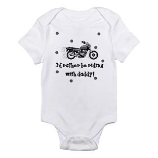 Rather be riding with Daddy Baby Body Suit by owenandemma