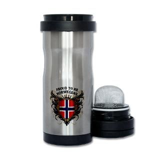 Cool Gifts  Cool Drinkware  Proud to be Norwegian Tea Tumbler