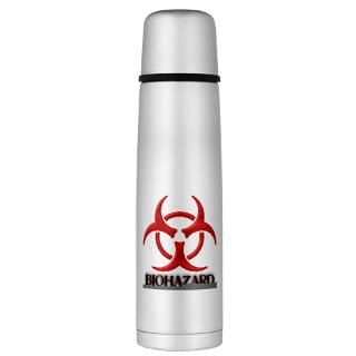 Biohazard Gifts  Biohazard Drinkware  BIOHAZARD Large Thermos