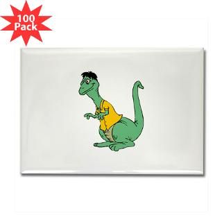 goofy dinosaur rectangle magnet 100 pack $ 189 99