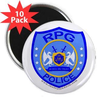 RPG Police 2.25 Magnet (10 pack)