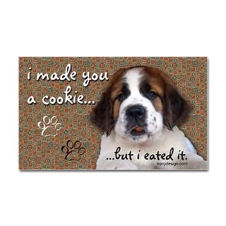 St Bernard Puppy Cookie  Irony Design Fun Shop   Humorous & Funny T