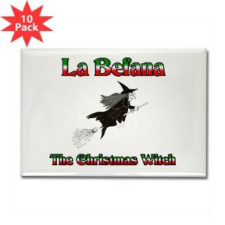 La Befana The Christmas Witch Rectangle Magnet (10