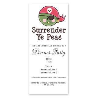 Surrender Ye Peas Pirate Invitations by Admin_CP8437408
