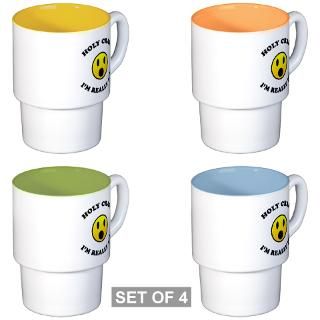 Holy Crap Im 70 Stackable Mug Set (4 mugs)