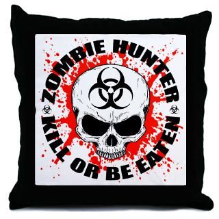 Zombie Hunter Pillows Zombie Hunter Throw & Suede Pillows