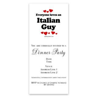 Everyone loves an Italian guy Invitations by Admin_CP2067003