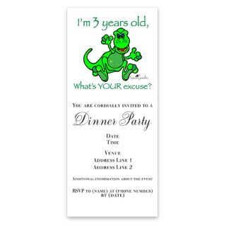 Year Old DINOSAUR Invitations by Admin_CP5720652