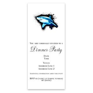 Shark Art Invitations by Admin_CP5910193