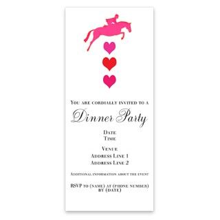 jumping horse & hearts Invitations by Admin_CP4117350