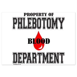 Blood Gifts  Blood Flat Cards  PHLEBOTOMY 5x7 Flat Cards