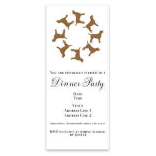 Chocolate Lab Circle Invitations by Admin_CP4117350  507071307