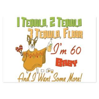 Gifts  1 Flat Cards  Tequila Birthday 60.png 3.5 x 5 Flat Cards