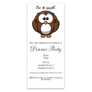 Cartoon Owl Invitations  Cartoon Owl Invitation Templates