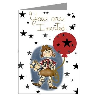 Greeting Cards  Little Cowgirl Birthday Invitations (Pk of 10