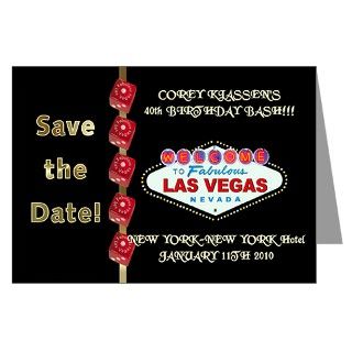 Greeting Cards  Las Vegas Birthday Invitations (Pk of 10