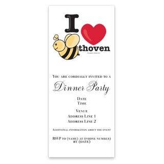 Love BEEthoven Blue Invitations by Admin_CP8437408