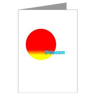 Property of deacon Greeting Cards (Pk of 10)
