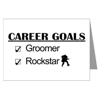 Groomer Career Goals   Rockstar Greeting Cards (Pk for