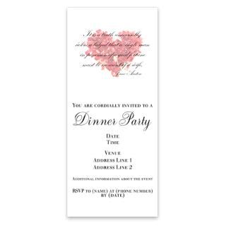 Jane Austen Invitations  Jane Austen Invitation Templates