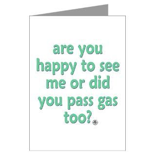 Pass Gas Greeting Cards (Pk of 10) for