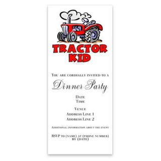 Red Tractor Kid Invitations by Admin_CP3475934  512238704