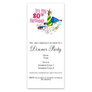 80Th Birthday Party Invitations  80Th Birthday Party Invitation