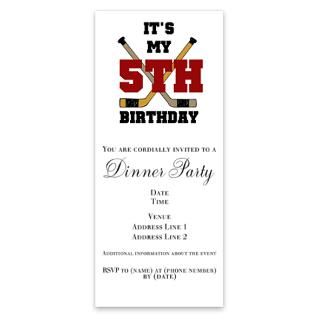 Hockey Theme Birthday Invitations  Hockey Theme Birthday Invitation