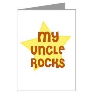 MY UNCLE ROCKS Greeting Cards (Pk of 10) for
