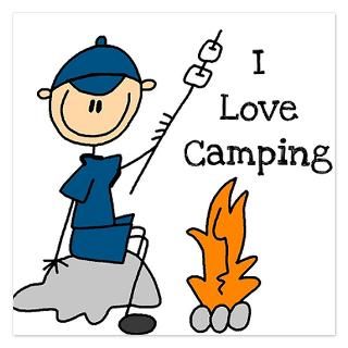 Love Camping Invitations  I Love Camping Invitation Templates