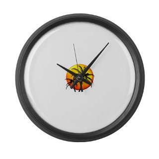 805 Gifts  805 Living Room  PALM TREE {3} Large Wall Clock