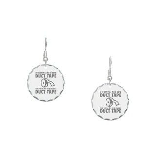 Attitude Gifts  Attitude Jewelry  Duct Tape Earring Circle Charm