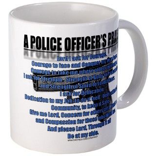 911 Gifts  911 Drinkware  A POLICE OFFICERS PRAYER Mug