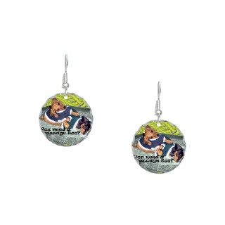 Animals Gifts  Animals Jewelry  Earring Circle Charm