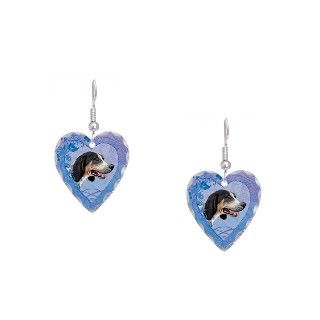 Akc Breed Gifts  Akc Breed Jewelry  Bluetick Coonhound Earring Heart