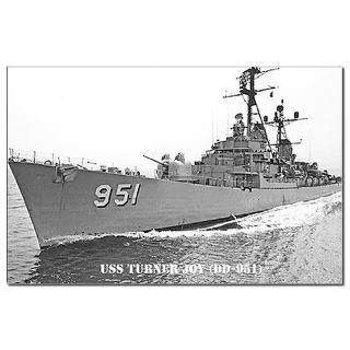 USS TURNER JOY Mini Poster Print  THE USS TURNER JOY (DD 951) STORE