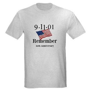 10Th Anniversary Gifts  10Th Anniversary T shirts  9/11 Light T