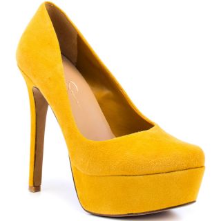 Jessica Simpsons Yellow Waleo   Mustard Suede for 89.99