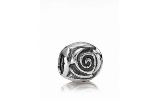 PANDORA Charm   Sterling Silver Rose