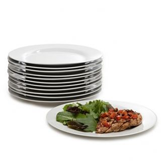 10 Strawberry Street Catering Pack Dinner Plates, Set of 12