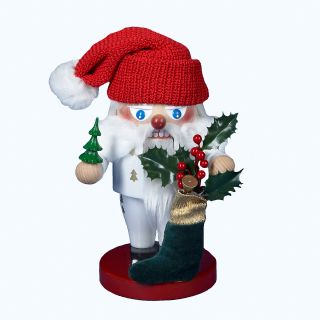 Kurt Adler Troll White Santa Nutcracker, 11.75