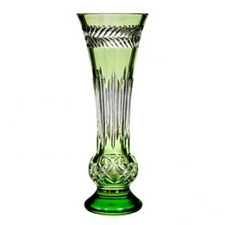 Waterford Crystal Fleurology Amy 14 Lime Bouquet Vase