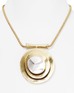 Lee Morris Soho Layered Circle Pendant Necklace, 14