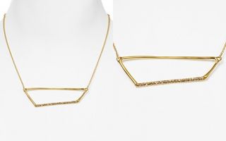 Alexis Bittar New Wave Gold Pave Trapezoid Necklace, 16_2