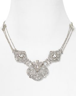 Carolee Extendable Necklace with Deco Design, 17